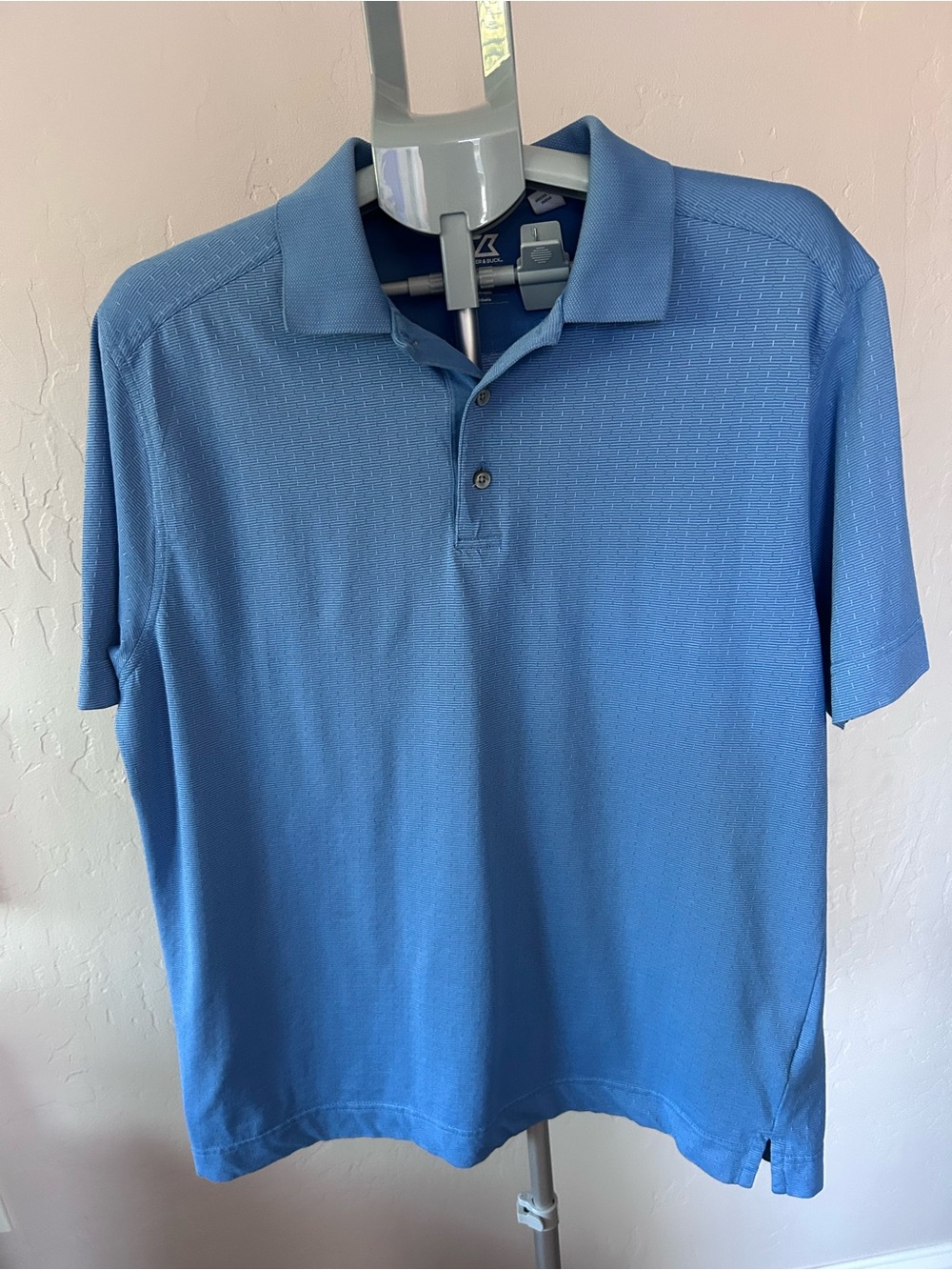 Cutter & Buck Sky Blue Short-Sleeve Polo